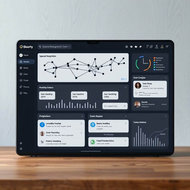 Dashboard von Studycompanion mit Wissensgraph und Karten zur Wiederholung